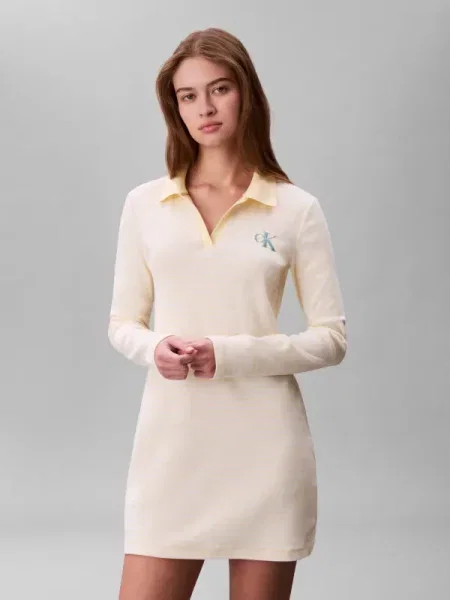 Calvin Klein Jeans Rochie galben