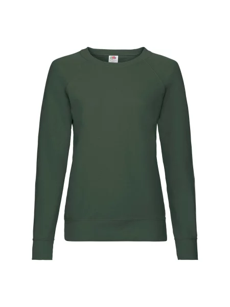 Класически суичър с качулка Fruit Of The Loom зелено