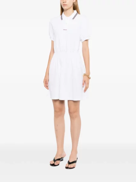 Rochie Versace cu broderie alb