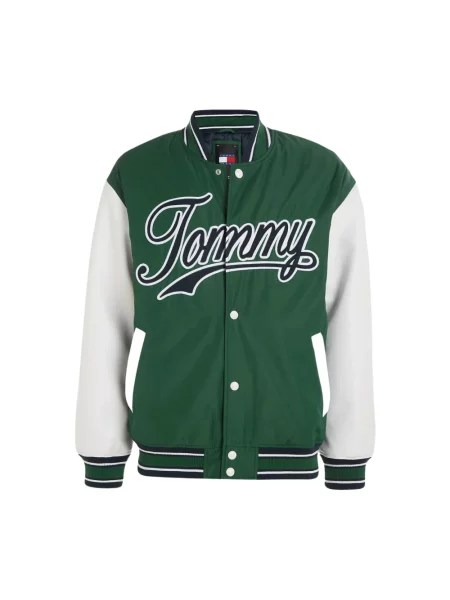 Kurtka jeansowa Tommy Jeans zielona