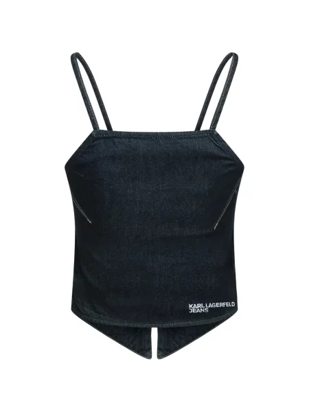 Top Karl Lagerfeld Jeans niebieski