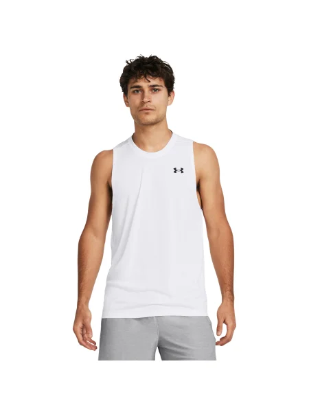 Polo Under Armour alb