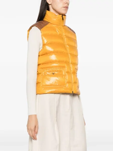Matlasat vestă Moncler galben