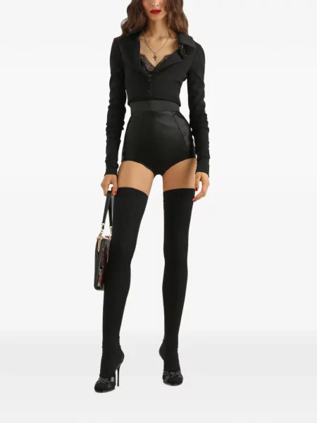 Bluză Dolce & Gabbana de lână negru