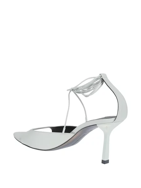 Sandale Victoria Beckham din piele verde