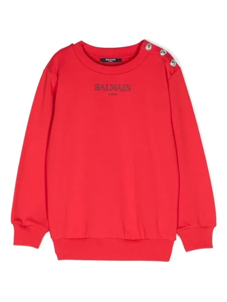 Bluza dziecięca Balmain czerwona