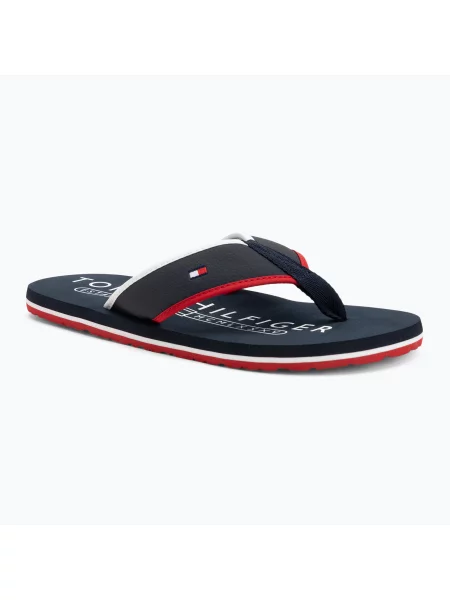 Мъжки джапанки Tommy Hilfiger Tumble Beach desert sky синьо