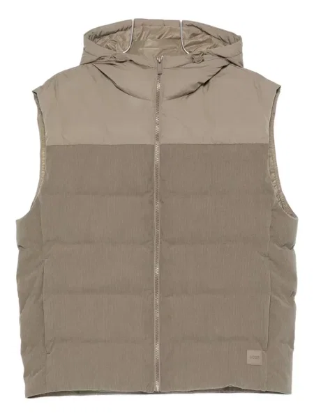 Елек Boss с качулка кафяво