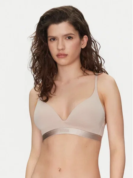 BOSS Sutien Bralette bej