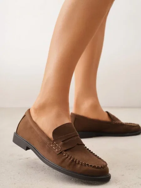 Mocasini Astanie maro