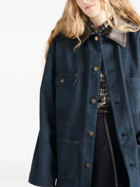 Geanta de piele Prada albastru