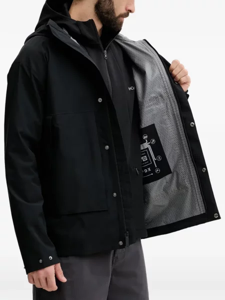 Geacă Columbia cu glugă streetstyle negru