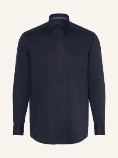 Olymp Koszula Luxor O Kroju Comfort Fit blau granatowa