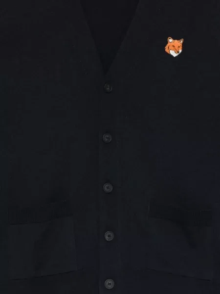 Pulover Maison Kitsune clasic albastru