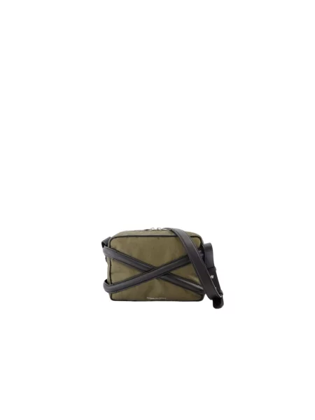 Torba crossbody Alexander Mcqueen skórzana zielona