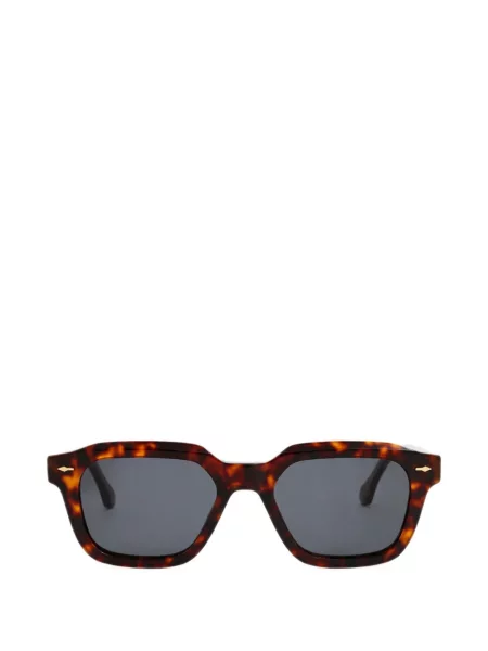 Ochelari de soare Kat Maconie cu imprimeu geometric maro
