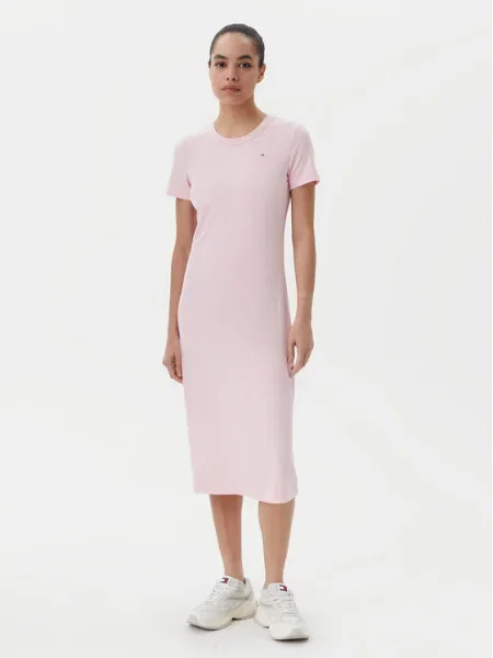 Tommy Jeans Rochie de zi roz