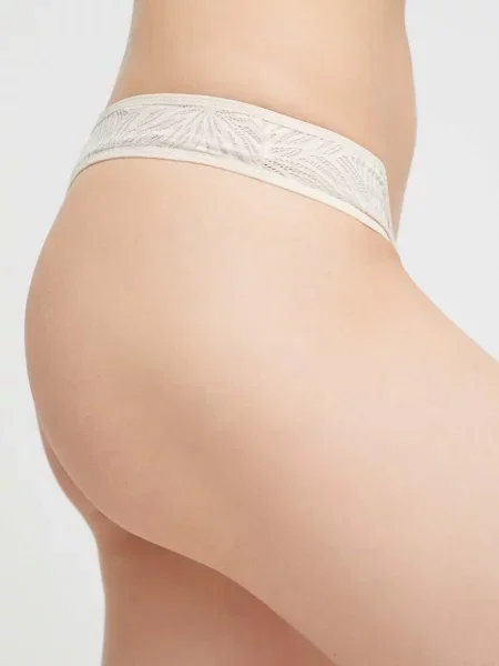 Calvin Klein Underwear Tanga béžové