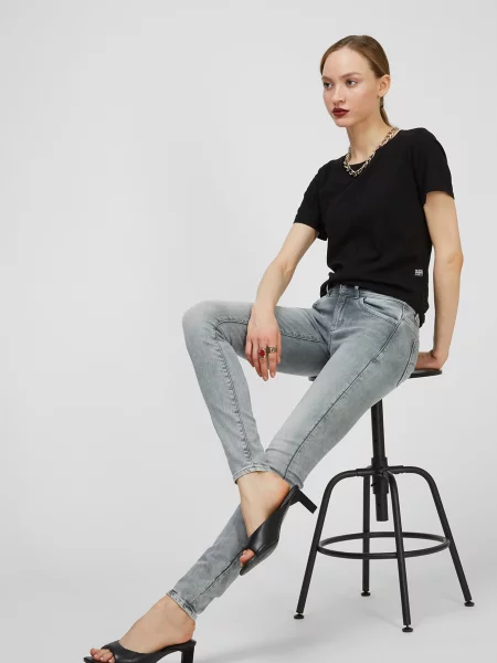 Джинси скінні G-star Raw сірі