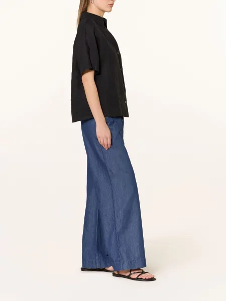 Marc O'polo Marlene Kalhoty V Džínovém Vzhledu dark indigo tencel denim