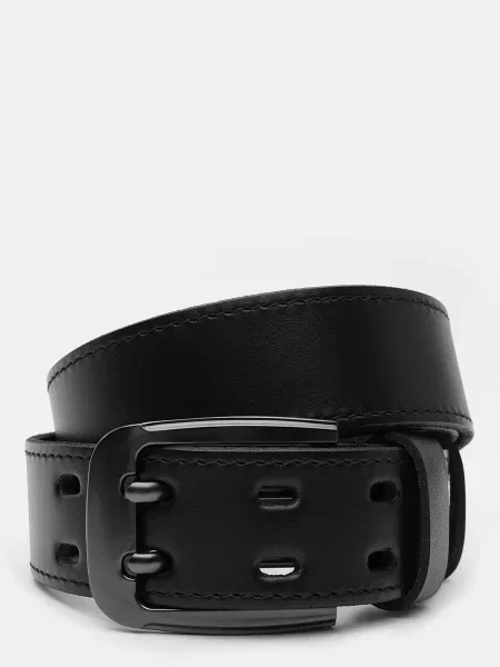 Кожаный ремень Borsa Leather черный