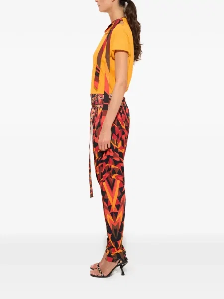 Pantaloni Pucci cu imagine negru