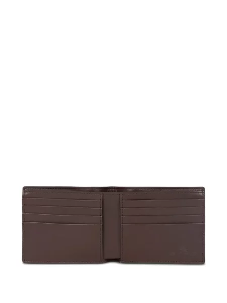 Portofel Etro cu model paisley maro