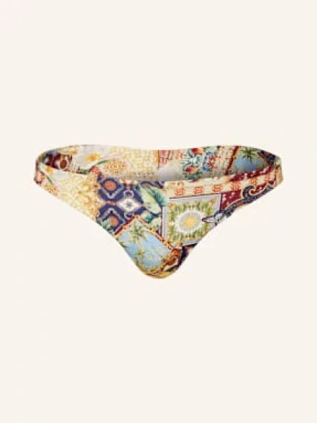 Watercult Basic Bikinové Kalhotky Treasured Trove tmavě žlutá/ tmavě červená/ zelená červené