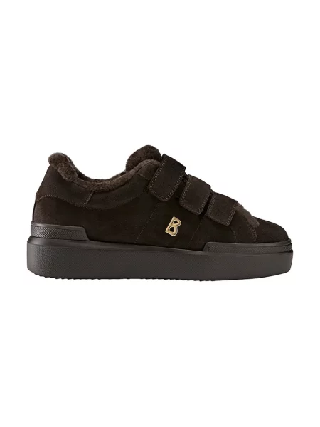 BOGNER HOLLYWOOD sneakers pentru femei din piele întoarsă maro