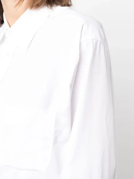 Cămașă Maison Margiela din poplin alb