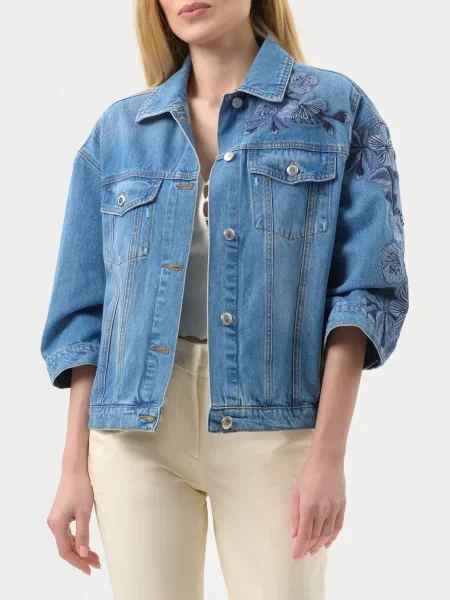 Куртка Ermanno Scervino блакитна