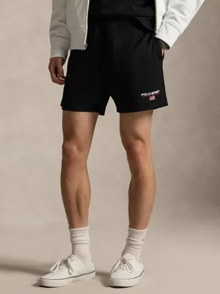 POLO RALPH LAUREN Pantaloni scurți negru