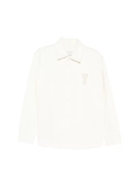 Koszula dżinsowa Ami Paris beżowa