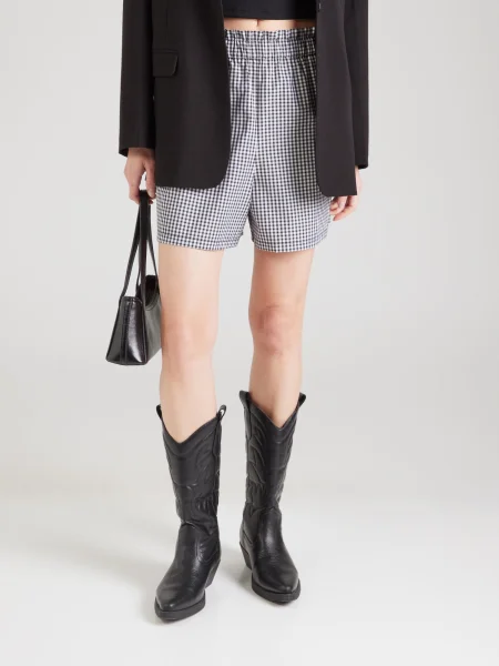 ABOUT YOU Pantaloni Miles negru alb