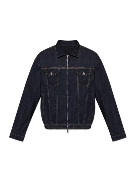 Kurtka jeansowa Dsquared2 niebieska