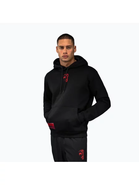 Мъжки суитшърт Venum x Mike Tyson Tiger Hoodie deep black/intense red черно