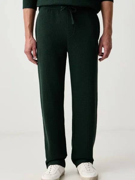 BOSS pantaloni de trening pentru bărbați cu Waffle Pants verde