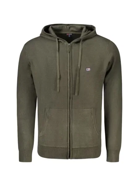Hanorac cu glugă Norwegian Rain verde