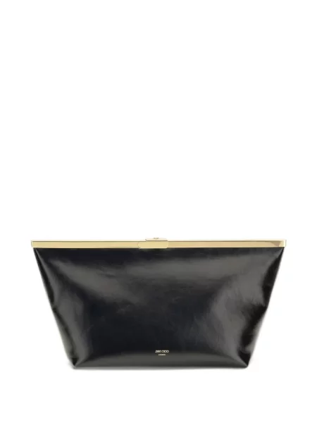 Clutch torbica Jimmy Choo crna