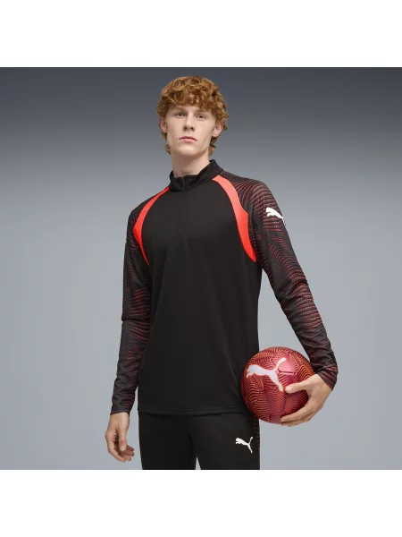 PUMA bluza piłkarska individualFINAL z zamkiem Odzież S czarny