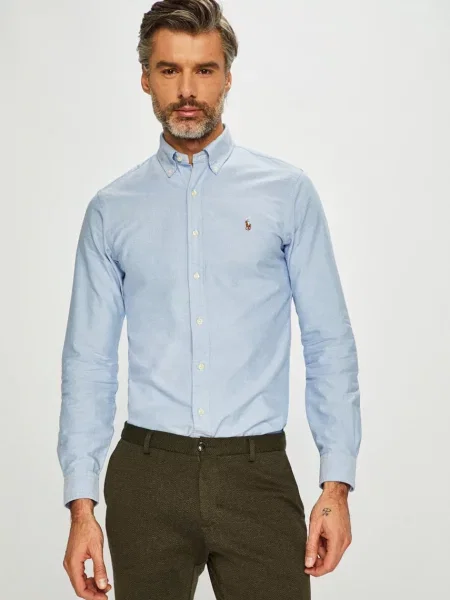 Polo Ralph Lauren Риза Core Replen син