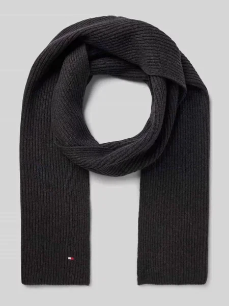 Tommy Hilfiger Szalik Mężczyźni jednolity ONE SIZE szary