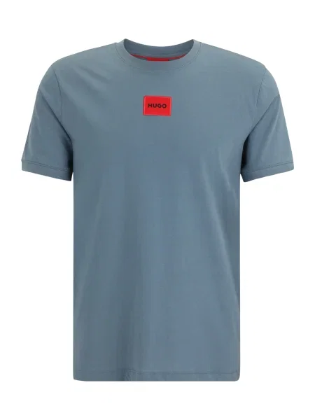 HUGO Tricou opal / roșu / negru albastru