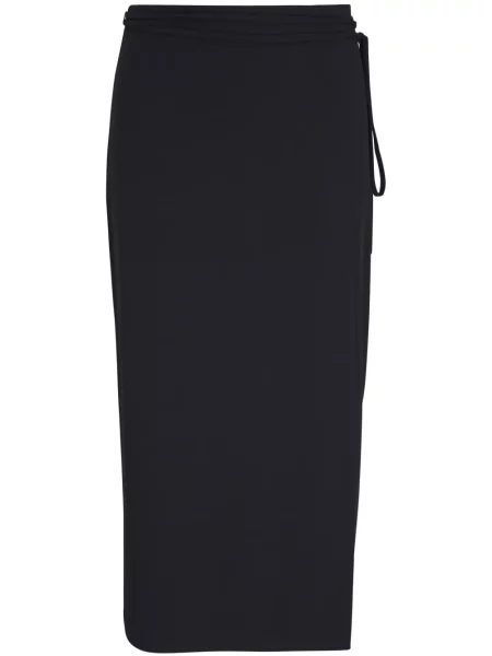 Fustă midi Vince până la genunchi negru