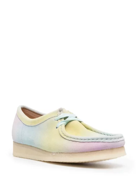 Велурени лоуфъри Clarks Originals синьо