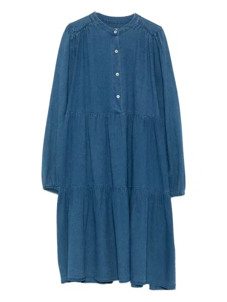 Warstwowa sukienka Marc O'polo garniturowa niebieska