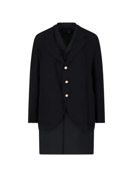 Palton Comme Des Garçons cu perle negru