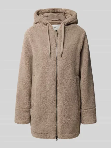 Płaszcz teddy z kapturem S.oliver Red Label