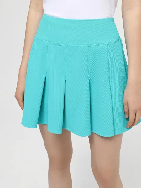 Skechers Uno Rib Pleated Спідниця-шорти Нейлон/спандекс блакитний