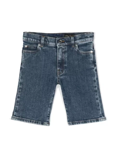 Szorty jeansowe dziecięce Dolce And Gabbana niebieskie